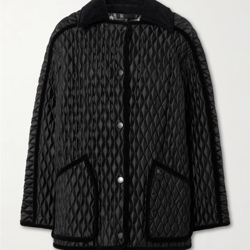 Burberry Black Quilted Jacket